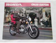 Image of Brochure CB650C 80